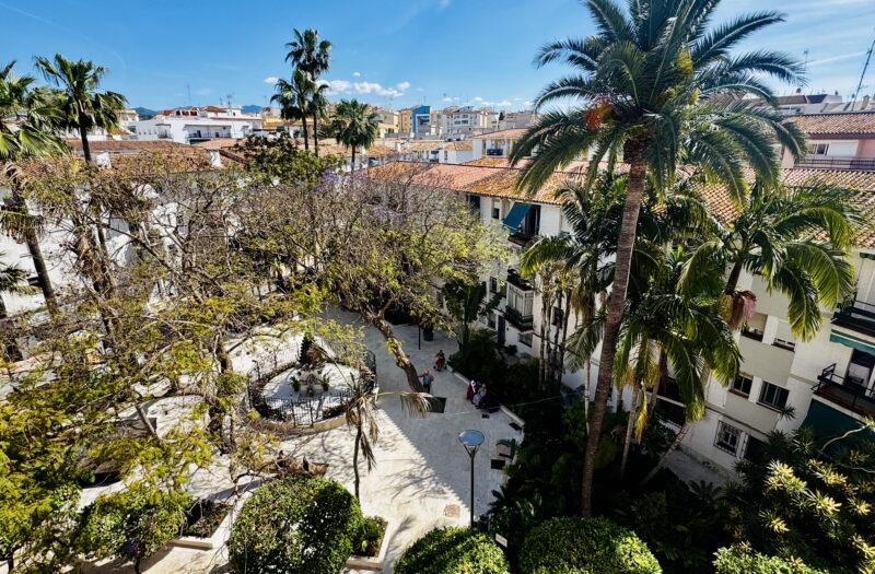 Estepona apartment park view